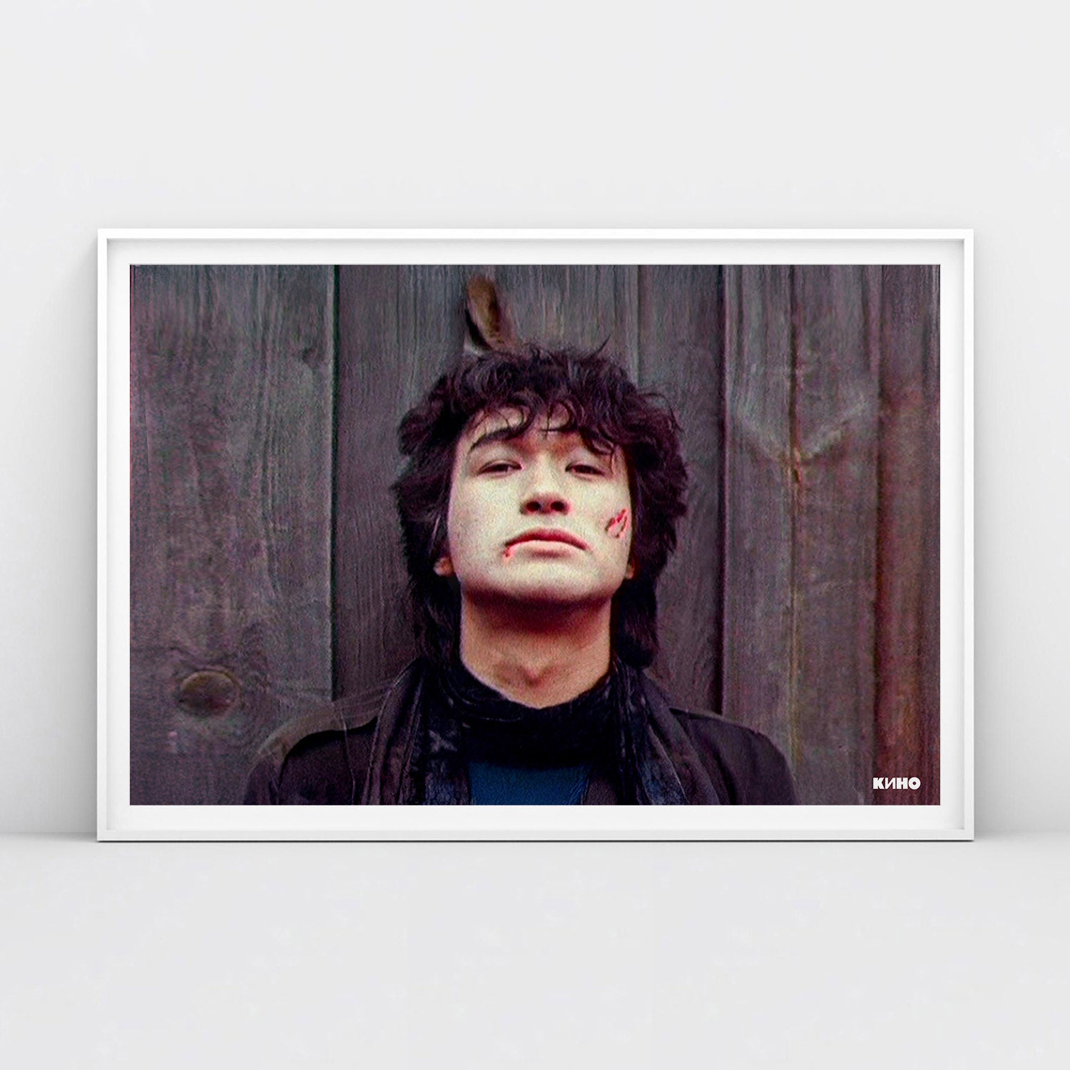 Official KINO poster with Viktor Tsoi. Rare print from www.gruppakino.com