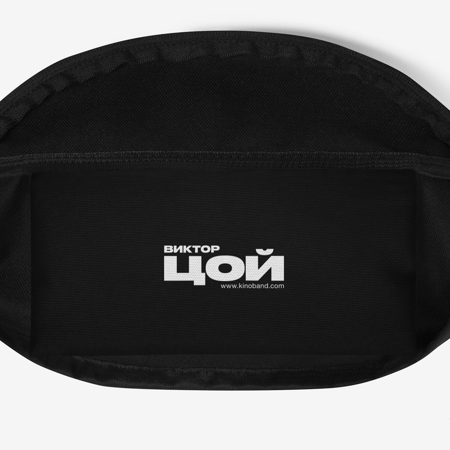 Official KINO band black shoulder bag. Inside. www.kinoband.com